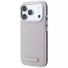 Karl Lagerfeld Grained Mono Resin Logo MagSafe dėklas, skirtas iPhone 18 Pro / 17 Pro - rožinis