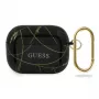 GUESS AirPods Pro dėklas juodas su auksine grandinėle Gold Chain Collection