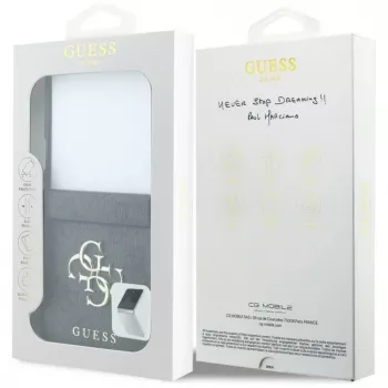 GUESS Big 4G Logo dėklas Samsung Galaxy Z Flip 5 - juodas