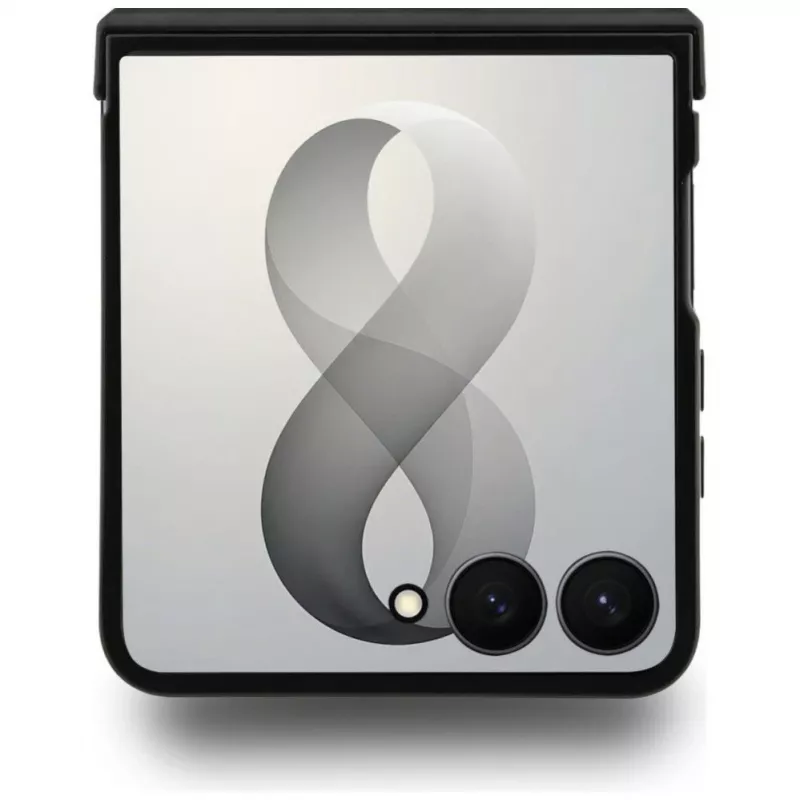 GUESS Big 4G Logo dėklas Samsung Galaxy Z Flip 5 - juodas