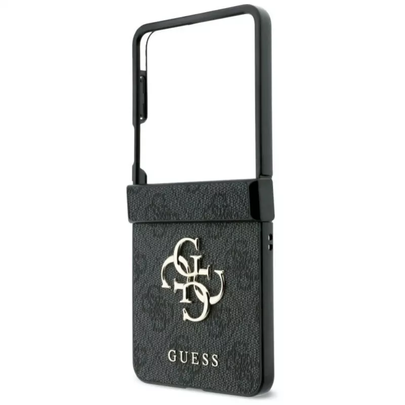 GUESS Big 4G Logo dėklas Samsung Galaxy Z Flip 5 - juodas