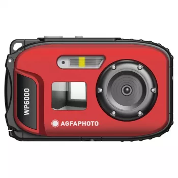 AgfaPhoto Realishot WP6000 Raudona vandeniui atspari kompaktiška kamera