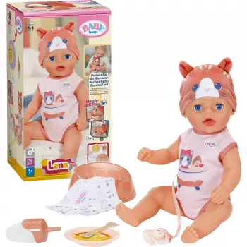 ZAPF CREATION Zapf Baby born Lena Cat 36cm minkšto kūno lėlė