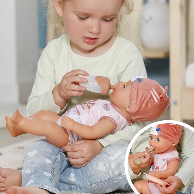 ZAPF CREATION Zapf Baby born Lena Cat 36cm minkšto kūno lėlė