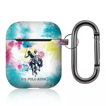 U.S. Polo Assn. US Polo AirPods 1/2 dėklas Multicolor Tie & Dye kolekcija