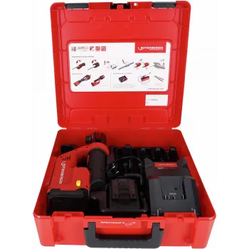 Rothenberger ROMAX Compact III Basic Set AMP 19kN 1x2Ah EU belaidis presavimo įrankis
