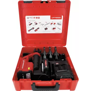 Rothenberger ROMAX Compact III SET SV 19 kN belaidis presavimo įrenginys su 1x2,0 Ah baterija ir įkrovikliu