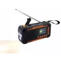 Soundmaster DAB115SW avarinis radijas DAB+/FM, 10 000 mAh, saulės energija, rankinė suka, SOS žibintuvėlis, power bank, juodas