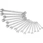 HAZET 600N/17N Kombinuotų raktų rinkinys, 17 vnt., 6-24 mm, chromo vanadis, DIN 3113