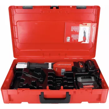 ROTHENBERGER ROMAX 4000 Basic Set belaidis presavimo įrenginys su AMPShare 18V 4.0Ah ir 2.0Ah baterijomis bei įkrovikliu