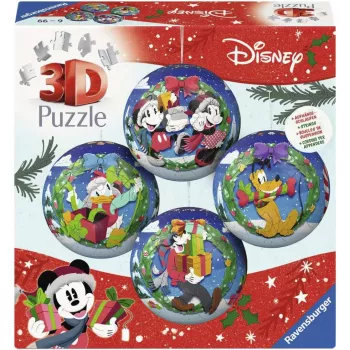 Ravensburger 3D Puzzleball Disney Kalėdinė eglutės puošmena (2 x 27 dalių)