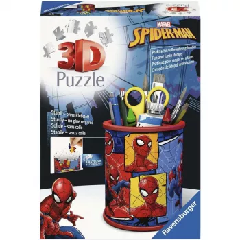 RAVENSBURGER 3D Puzzle Pieštukinė „Žmogus-voras“ - 54 detalės, oficialus Marvel, Easy Click