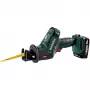 Metabo SSE 18 LTX Compact belaidis pjūklas su 2x 2,0 Ah Li-Ion baterijomis ir metaBOX 145 L dėklu