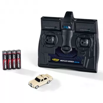 TAMIYA CARSON Carson 1:87 Mercedes-Benz 200/8 Taxi 2,4GHz 100% RTR mikro RC automobilis
