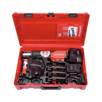 Rothenberger ROMAX 4000 belaidis presavimo įrenginys su TH16-20-26mm žnyplėmis, 4Ah, EU