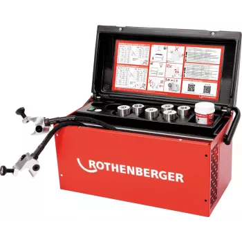 Rothenberger ROFROST II R290 elektrinis vamzdžių užšaldymo rinkinys, 3/8 colio–1 1/4 colio (10–42 mm), 220–230 V