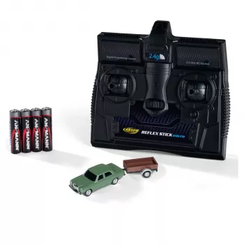 Carson 1:87 Mercedes-Benz 200/8 su priekaba 2.4G 100% RTR žalia