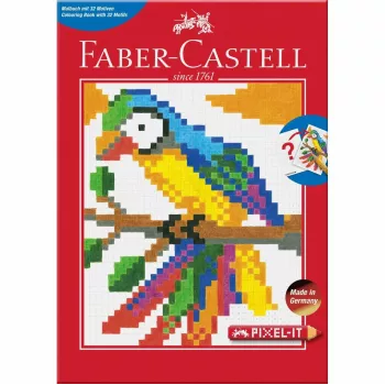 FABER-CASTELL Pixel-it spalvinimo knygelė su 32 motyvais (201572)