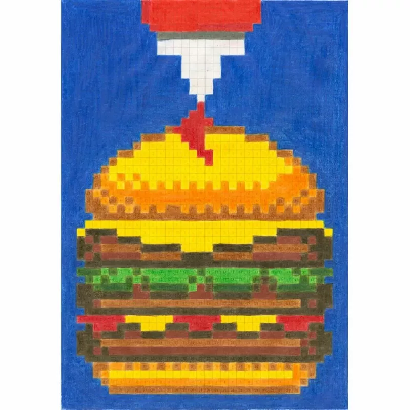 FABER-CASTELL Pixel-it spalvinimo knygelė su 32 motyvais (201572)