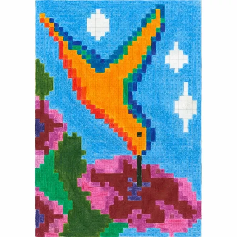 FABER-CASTELL Pixel-it spalvinimo knygelė su 32 motyvais (201572)