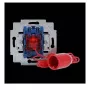 ABB Busch-Duro 2000® SI traukiamasis jungiklis su 2 m virvele, 1 poliaus NC, 10 A, 250 V AC, alpinės baltos spalvos, įleidžiamas