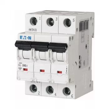 Eaton PXL-B40/3 40A 3-polių B charakteristikos mini grandinės pertraukiklis (MCB)