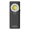 ANSMANN WL1200R įkraunama dirbtuvės lempa, 1200 lm COB LED, 6500K, Li-Ion 4000 mAh, USB-C, Power Bank, IP54, magnetinis pagrindas, kabliukai