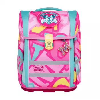 McNeill PERFECTO mokyklinė kuprinė su 5 dalių komplektu Disney Minnie Mouse