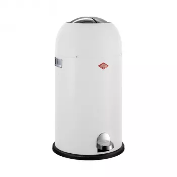 WESCO Kickmaster Soft 33L pedalinis kibiras matinės baltos spalvos