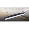 MIBOXER MF2-12A-RF LED 48V bėgių prožektorius 12W CCT 2.4G keičiama balta šviesa, juodos spalvos