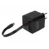 ALLNET 65W GaN USB-C PD sieninis įkroviklis su Quick Charge 3.0, 2x USB-C ir 1x USB-A