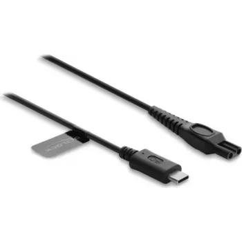 Delock USB Type-C įkrovimo laidas 15 V elektriniams skustuvams Philips OneBlade Pro 360 HQ7 HQ8 HQ9 serijų atsarginis laidas 1 m