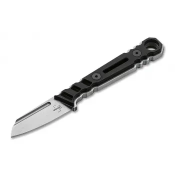 Böker Plus Ylvi fiksuoto peilio peilis - D2 plienas, Micarta rankena, Kydex makštis, 65 mm ašmenys
