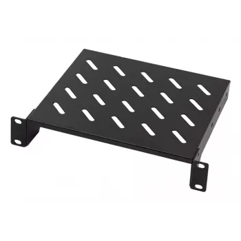 LogiLink 10 inch konsolinė lentyna 200 mm 1U juoda