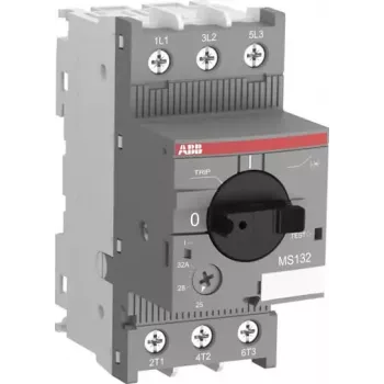 ABB MS132-25 variklio apsaugos grandinės pertraukiklis, 3 polių, 25A, terminis-magnetinis