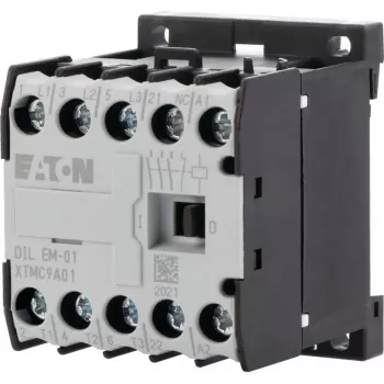 Eaton DILEM-01-G mini kontaktoriai, 3 poliai, 1 NC, 24 V DC ritė, 4 A AC-3