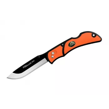 Outdoor Edge Razor Lite EDC peilis su keičiamais ašmenimis, oranžinis, blisterinė pakuotė