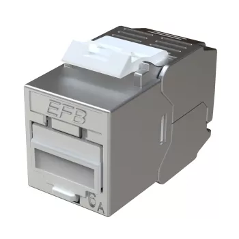 EFB Elektronik E-200130 Keystone Slim/Short Cat.6A ekranuotas cinko lydinio 10G modulis