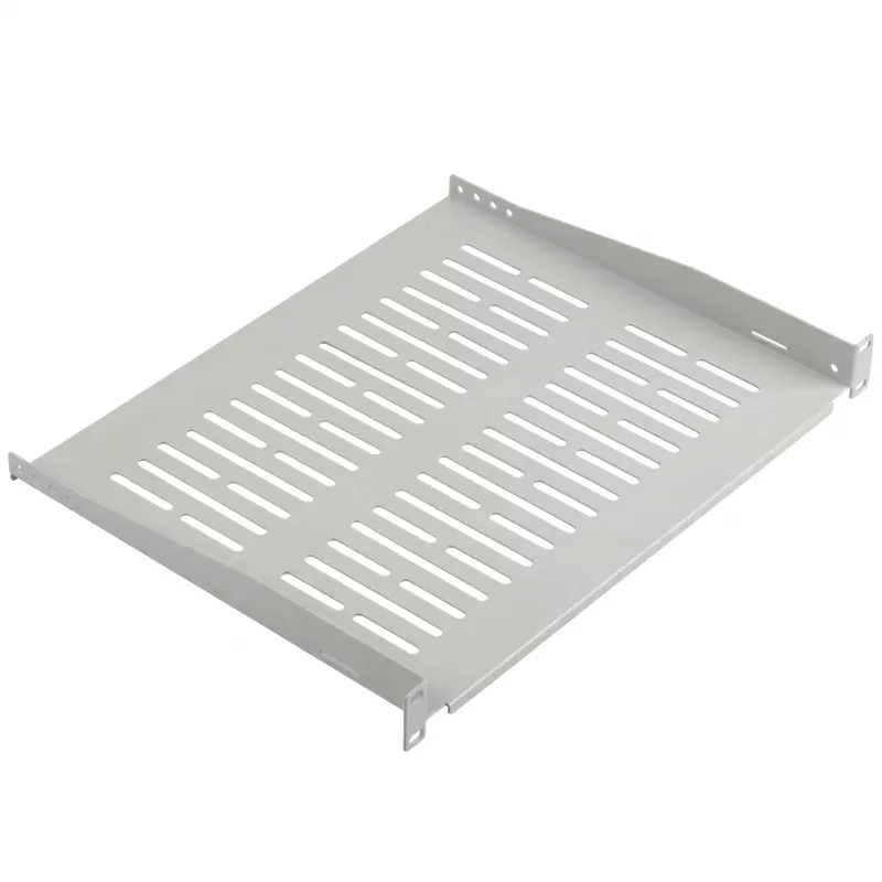 EFB Elektronik 19 inch 1U fiksuota lentyna, 350 mm gylio, 10 kg apkrova, šviesiai pilka RAL 7035