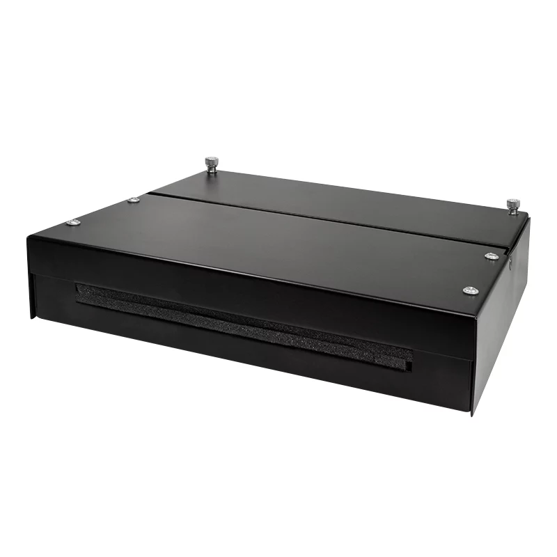 LogiLink konsolidacijos taško dėžutė 8 arba 12 Keystone moduliams, metalinė, juoda