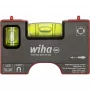 WIHA Mini gulsčiukas kišeninis 8 cm pilkas/raudonas su magnetu