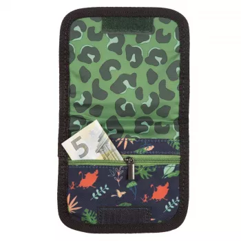 McNeill Lion King Chest Pouch – Disney „Liūtas Karalius“ kaklo piniginė vaikams, mėlyna/žalia