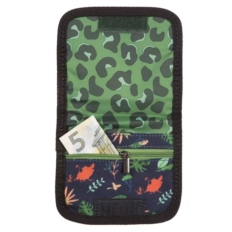 McNeill Lion King Chest Pouch – Disney „Liūtas Karalius“ kaklo piniginė vaikams, mėlyna/žalia
