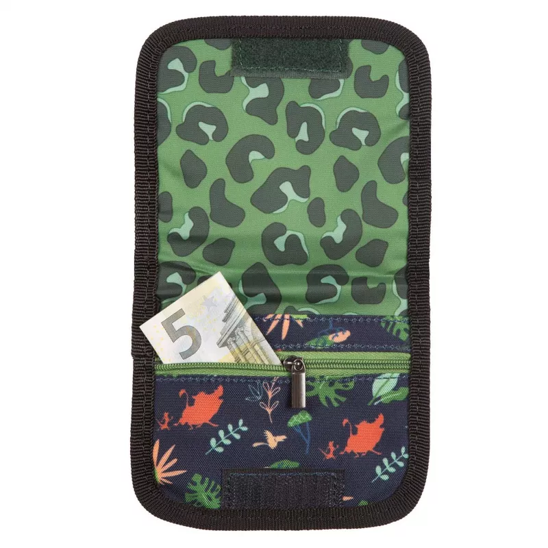 McNeill Lion King Chest Pouch – Disney „Liūtas Karalius“ kaklo piniginė vaikams, mėlyna/žalia