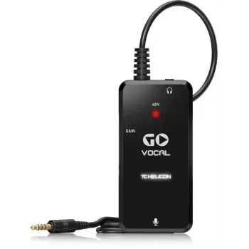 TC Helicon GO Vocal mobilaus mikrofono sąsaja su XLR įvestimi ir fantominiu maitinimu