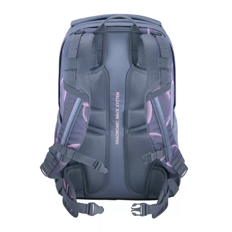 COOCAZOO 2.0 Every 30L Swirl Whirl kuprinė - ergonomiškas mokyklinis krepšys nešiojamam kompiuteriui