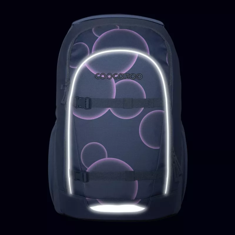 COOCAZOO 2.0 Every 30L Swirl Whirl kuprinė - ergonomiškas mokyklinis krepšys nešiojamam kompiuteriui