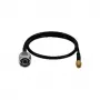 LogiLink WL0104 WLAN pigtail laidas, N-Type į RP-SMA, 0,5 m, juodas