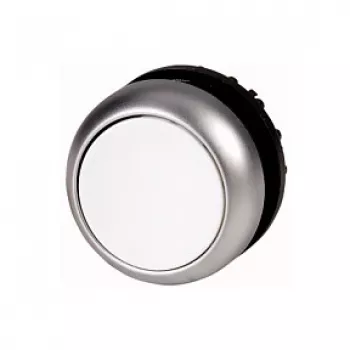 Eaton M22-D-W plokščias mygtuko paviršius, momentinis, baltas, 22,5 mm tvirtinimas, IP66/IP67/IP69K