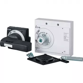 Eaton NZM3-XTVD-0 durų movos sukamasis rankenėlė, juoda, IP66, užrakinama